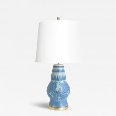  Gustavsberg Studio Swedish Art Deco ceramic Sgraffito technique lamp by Josef Ekberg Gustavsberg - 4095348
