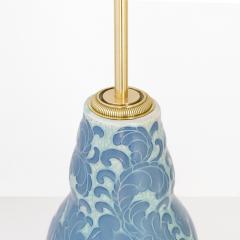  Gustavsberg Studio Swedish Art Deco ceramic Sgraffito technique lamp by Josef Ekberg Gustavsberg - 4092696
