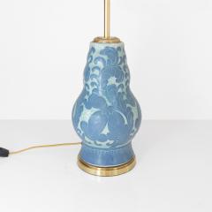  Gustavsberg Studio Swedish Art Deco ceramic Sgraffito technique lamp by Josef Ekberg Gustavsberg - 4092698