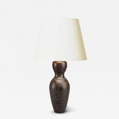  Gustavsberg Studio Textured Baluster Form Table Lamp by Gustavsberg Studio - 3412049