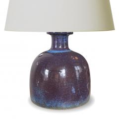  Gustavsberg Table Lamp in Ethereal Purple and Blue by Stig Lindberg - 2726263