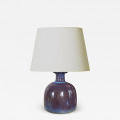  Gustavsberg Table Lamp in Ethereal Purple and Blue by Stig Lindberg - 2729783