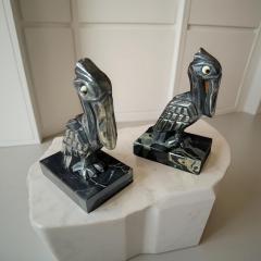  H Moreau Pair of Art Deco Pelican Bookends by H Moreau France 1930s - 4251141