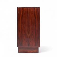  H P Hansen HP Hansen Mid Century Danish Rosewood Tambour Door Armoire - 4319855