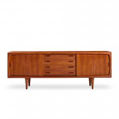  H P Hansen HP Hansen Mid Century Danish Teak Credenza - 4497436