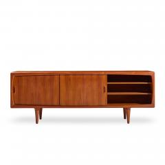  H P Hansen HP Hansen Mid Century Danish Teak Credenza - 4497440