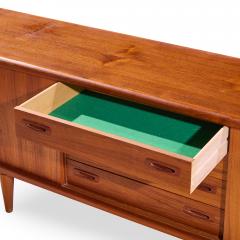  H P Hansen HP Hansen Mid Century Danish Teak Credenza - 4497444