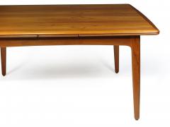  H P Hansen M belindustri HP Hansen Teak Draw Leaf Dining Table - 1704530