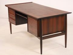  H P Hansen Scaninavian Modern Rosewood Eecutive Desk Designed by H P Hansen - 2962281