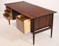  H P Hansen Scaninavian Modern Rosewood Eecutive Desk Designed by H P Hansen - 2962283