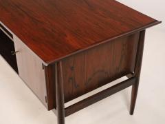  H P Hansen Scaninavian Modern Rosewood Eecutive Desk Designed by H P Hansen - 2962287