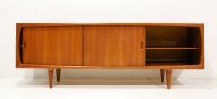  H P Hansen Vintage Sculptural Danish Teak H P Hansen Sideboard Credenza - 4573730