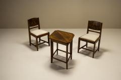  H Pander Zonen Set of Two Chairs and a Side Table by Pander The Netherlands 1930s - 4300143
