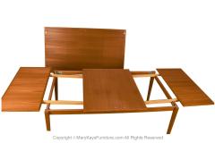  H Sigh and Sons Mobelfabrik Teak Danish Large Rectangular Draw Leaf Expandable Dining Table - 3378483