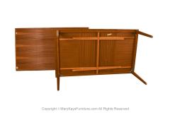  H Sigh and Sons Mobelfabrik Teak Danish Large Rectangular Draw Leaf Expandable Dining Table - 3378484
