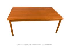  H Sigh and Sons Mobelfabrik Teak Danish Large Rectangular Draw Leaf Expandable Dining Table - 3378486
