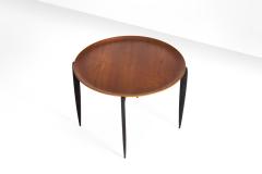  H Willumsen S A Engholm Circular tray table by Engholm Willumsen for Fritz Hansen Denmark 1958 - 762051