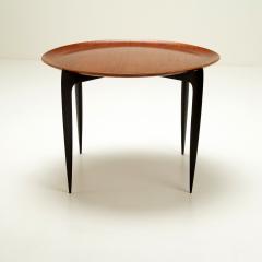  H Willumsen S A Engholm Teak Tray Table by Willumsen Engholm for Fritz Hansen Denmark 1950s - 2298904