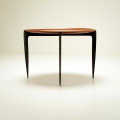  H Willumsen S A Engholm Teak Tray Table by Willumsen Engholm for Fritz Hansen Denmark 1950s - 2298905