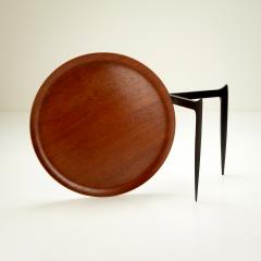  H Willumsen S A Engholm Teak Tray Table by Willumsen Engholm for Fritz Hansen Denmark 1950s - 2298908