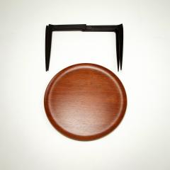  H Willumsen S A Engholm Teak Tray Table by Willumsen Engholm for Fritz Hansen Denmark 1950s - 2298915