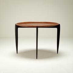  H Willumsen S A Engholm Teak Tray Table by Willumsen Engholm for Fritz Hansen Denmark 1950s - 2365409