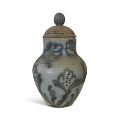  H gan s Art Deco Lidded Vase by Edgar B ckman for H gan s Keramik - 3259032