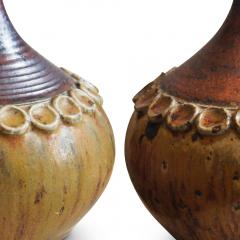 H gan s Duo of Petite Table Lamps in Earthy Tones by Hoganas Keramik - 3408224