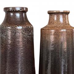  H gan s Duo of Tall Vases in Salt Glazing by Yngve Blix for Hoganas - 2821840