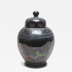  H gan s Keramik Lidded Urn by Edgar B ckman for H gan s - 4225462