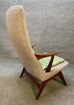  HJELLE MOBELFABRIK VINTAGE SCANDINAVIAN MID CENTURY MODERN TEAK LOUNGE CHAIR BY HJELLE MOBELFABRIK - 3260391