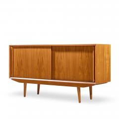  HP Hansen HP Hansen Style Mid Century Danish Teak Credenza and Hutch - 4495837