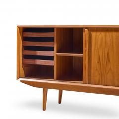  HP Hansen HP Hansen Style Mid Century Danish Teak Credenza and Hutch - 4495838