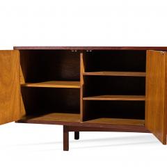  HP Hansen HP Hansen Style Mid Century Danish Teak and Brass Credenza - 4456094