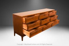  HPL Furniture Vintage Mid Century Nine Drawer Dresser - 4293069