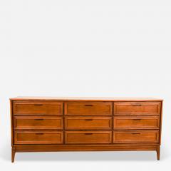  HPL Furniture Vintage Mid Century Nine Drawer Dresser - 4297074