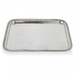  Habis Fine Silver Plate Tray by Lebanese Firm Habis - 2488486