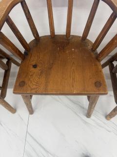  Habitant 1940s Habitant Bay City MI Knotty Pine Captain s Chairs Set of 6 - 4710683