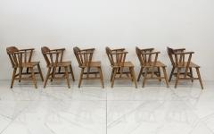  Habitant 1940s Habitant Bay City MI Knotty Pine Captain s Chairs Set of 6 - 4710690