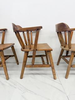  Habitant 1940s Habitant Bay City MI Knotty Pine Captain s Chairs Set of 6 - 4710692