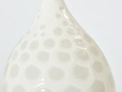  Habitat Large off white crackle glaze ceramic vase by Habitat 1980s - 3353863