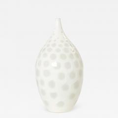  Habitat Large off white crackle glaze ceramic vase by Habitat 1980s - 3359736