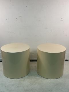  Habitat MODERN PAIR OF DRUM TABLES BY TERRENCE CONRAN FOR HABITAT - 3328833