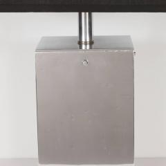  Habitat Pair of Midcentury Modernist Polished Aluminum Lamps for Habitat - 1484057