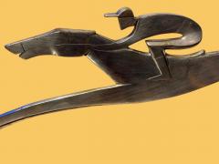  Hagenauer Hagenauer Art Deco Horse and Jockey Sculpture Signed Vienna - 4814825
