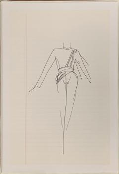  Halston Sketch Drawing - 3753882