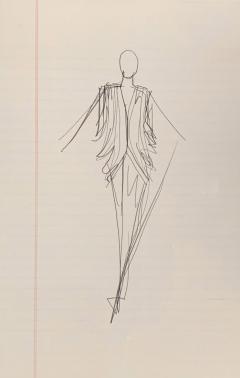  Halston Sketch Drawing - 3754066