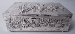  Hanau Antique German Hanau Baroque Silver Box - 4533527