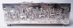  Hanau Antique German Hanau Baroque Silver Box - 4533529