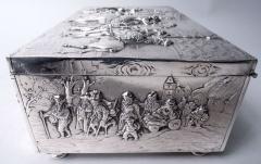  Hanau Antique German Hanau Baroque Silver Box - 4533532